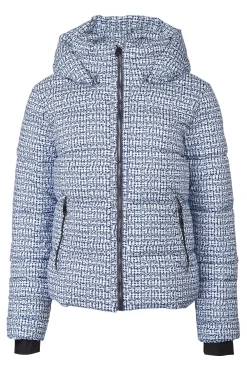 Clearance Poivre Blanc Ski-Jas Cassia Jacket Tweed Gothic Blue