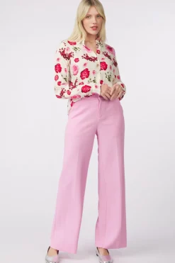 Clearance Pom Amsterdam Hemd Mila Bouquet Cream Pink