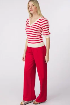 Trui Striped Scarlet-Pom Amsterdam Fashion