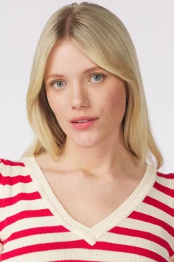Trui Striped Scarlet-Pom Amsterdam Fashion