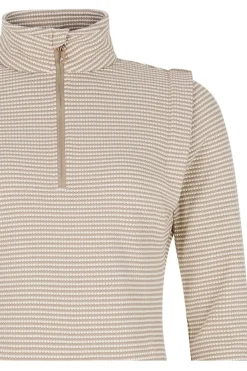 Fleece Ivory 1/4 Zip Active Top-Protest Outlet