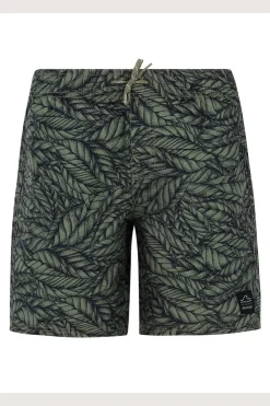 New Protest Zwemshort Flames Artichoke Green