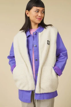 Discount Quiksilver Bodywarmer Reversible Sleeveless Birch