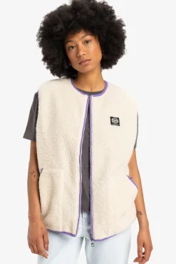 Discount Quiksilver Bodywarmer Reversible Sleeveless Birch