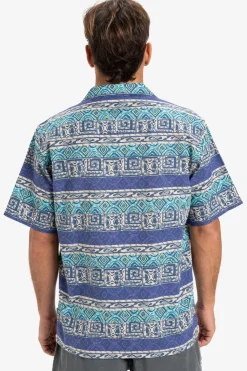 Hot Quiksilver Hemd Global Heat Ss Aqua Sky Global Heat 32X32