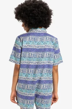 Outlet Quiksilver Pansy Romper Aqua Sky Global Heat 32X32