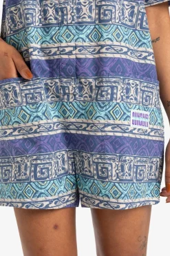 Outlet Quiksilver Pansy Romper Aqua Sky Global Heat 32X32