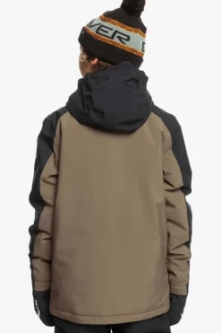 Discount Quiksilver Ski-Jas Mission Block Youth Jacket Canteen
