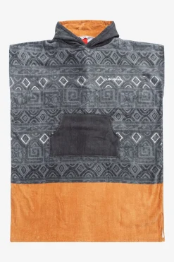 Discount Quiksilver Surfponcho Hoodie Towel Vintage Indigo Blueweed