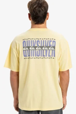 New Quiksilver T-Shirt World Force Popcorn