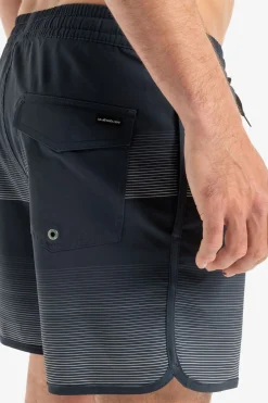 New Quiksilver Zwemshort Surfsilk Scallop Volley 16In Dark Navy Tijuana