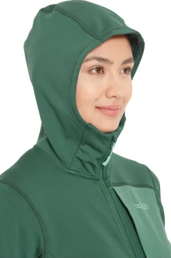 New Rab Fleece Superflux Hoodie dark green