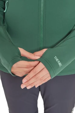 New Rab Fleece Superflux Hoodie dark green
