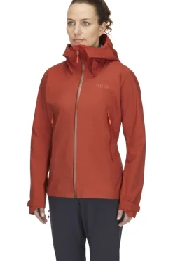 Outlet Rab Regenjas Firewall Light Tuscan Red