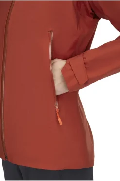 Outlet Rab Regenjas Firewall Light Tuscan Red