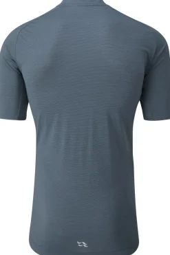 Outlet Rab T-Shirt Cindercrino Zip Tee Orion Blue