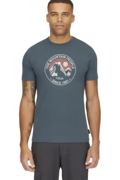 Sale Rab T-Shirt Mens Stance Alpine Peak Tee Orion Blue