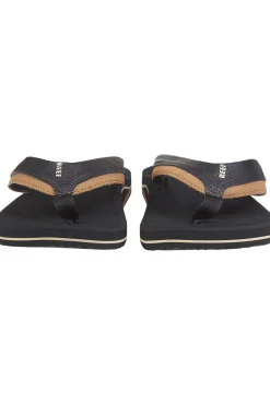Clearance Reef Slipper Cushion Dawn BLACK TAN
