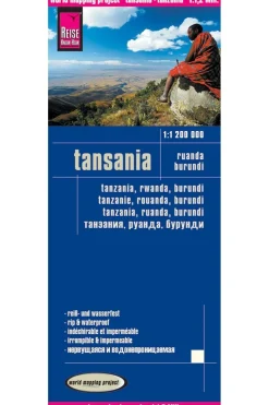 New REISE KNOW-HOW Tanzania / Rwanda / Burundi rkh r/v (r) wp GPS 2019