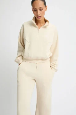 Hot Röhnisch Trui Soft Sweat Half Zip Light Gray