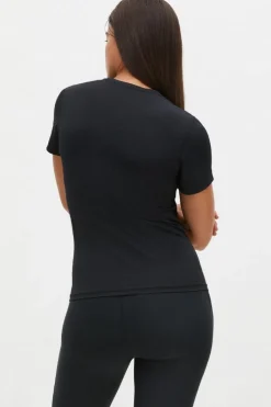 Discount Röhnisch T-Shirt Jacquard Black