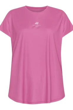 Best Röhnisch T-Shirt Motion Loose Tee Carmine Rose