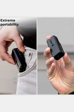 Outlet Rolling Square Reisstekker Pocket Travel Adapter 30W black