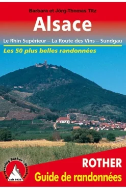 Alsace guide rando 50T Rhin - Route des Vins - Sundgau-Rother Outlet