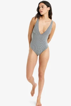 Discount Roxy Badpak Gingham Anthracite