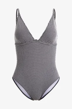 Discount Roxy Badpak Gingham Anthracite