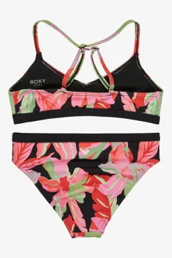 Fashion Roxy Bikini Active Athletic Anthracite The Moves Floral