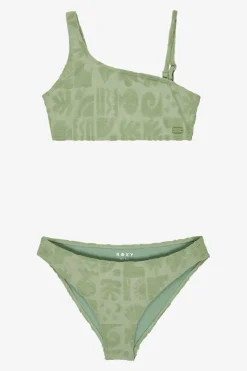 Fashion Roxy Bikini Beach Check Basil