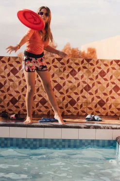 Fashion Roxy Bikinibroekje Good Waves Only Emberglow