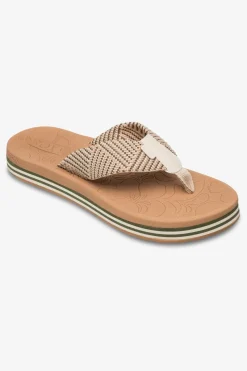 New Roxy Slippers Colbee Hi Sage