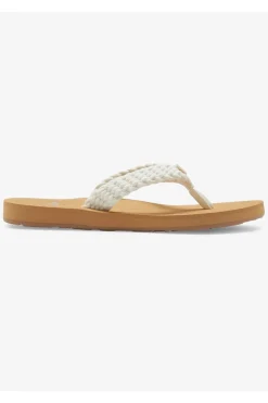Outlet Roxy Slippers Porto Iv Natural