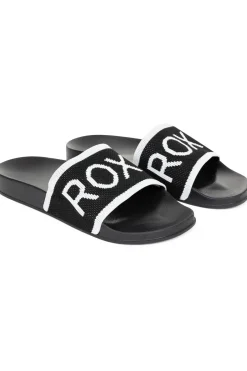 Discount Roxy Slippers Slippy Knit Blk