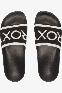 Discount Roxy Slippers Slippy Knit Blk