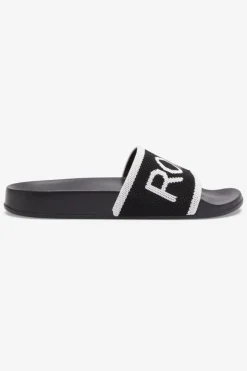 Discount Roxy Slippers Slippy Knit Blk