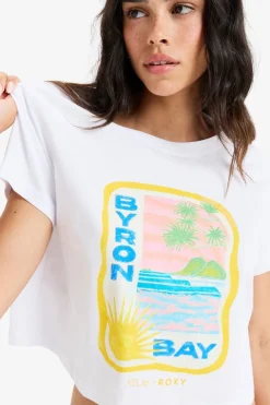 Best Roxy T-Shirt Atlas Oceanregular Crop