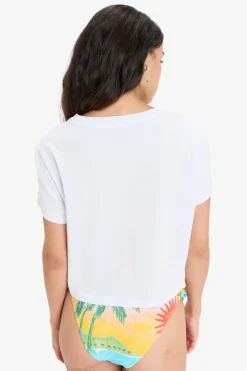 Best Roxy T-Shirt Atlas Oceanregular Crop
