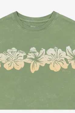 New Roxy T-Shirt Sun For All Seasons Basil