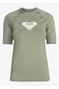 Fashion Roxy T-Shirt Whole Hearted Ss Agave Green