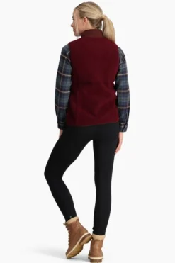 Discount Royal Robbins Bodywarmer Urbanesque Sherpa Vest Burnt Grape