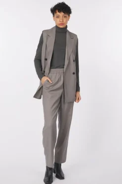 Fashion Saint Tropez Broek Innekesz Mist Grey Melange