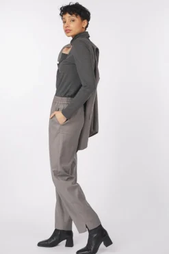 Fashion Saint Tropez Broek Innekesz Mist Grey Melange