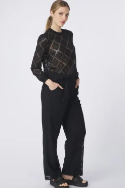New Saint Tropez Broek Jacobinasz Black