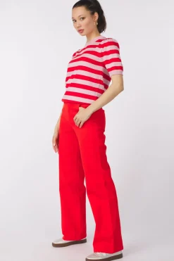 Jeans Ilu Wide Leg-Saint Tropez Outlet