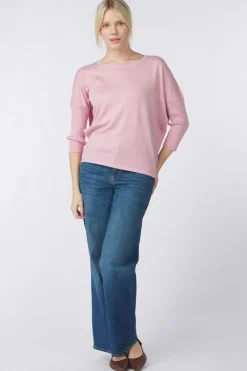 Fashion Saint Tropez Mila Roundneck Medium Blue Denim