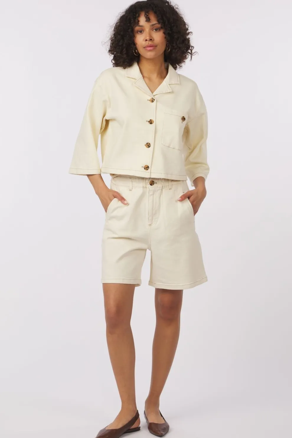 Outlet Saint Tropez Short Kayosz Winter White