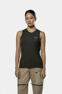 Best Salewa Top Puez Dry Tank W Dark Olive